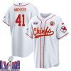 james winchester 41 kansas city chiefs super bowl lviii baseball men jersey white