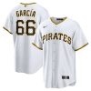 jarlin garcia 66 pittsburgh pirates home men jersey white