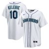 jarred kelenic 10 seattle mariners home men jersey white