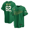 jason kelce 62 philadelphia eagles baseball men jersey kelly gold trim