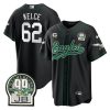 jason kelce 62 philadelphia eagles jerome brown retired patch baseball men jersey black