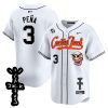 jeremy pena 3 houston astros cactus jack patch v2 men jersey white