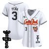 jeremy pena 3 houston astros cactus jack patch v2 women jersey white