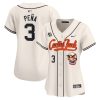 jeremy pena 3 houston astros cactus jack patch women jersey cream