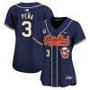 jeremy pena 3 houston astros cactus jack patch women jersey navy