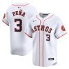 jeremy pena 3 houston astros home limited men jersey white