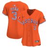 jeremy pena 3 houston astros mexico women jersey orange