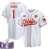 jerick mckinnon 1 kansas city chiefs super bowl lviii baseball men jersey white