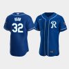 jesse hahn 32 kansas city royals team logo royal alternate jersey jersey