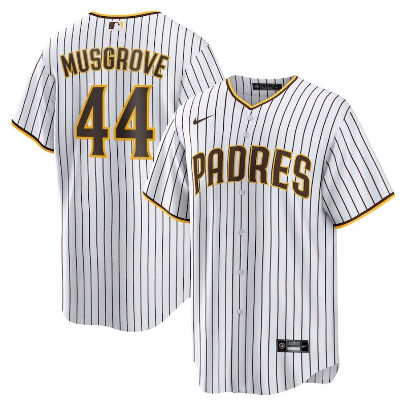 joe musgrove 44 san diego padres men jersey white