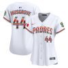 joe musgrove 44 san diego padres mexico women jersey white