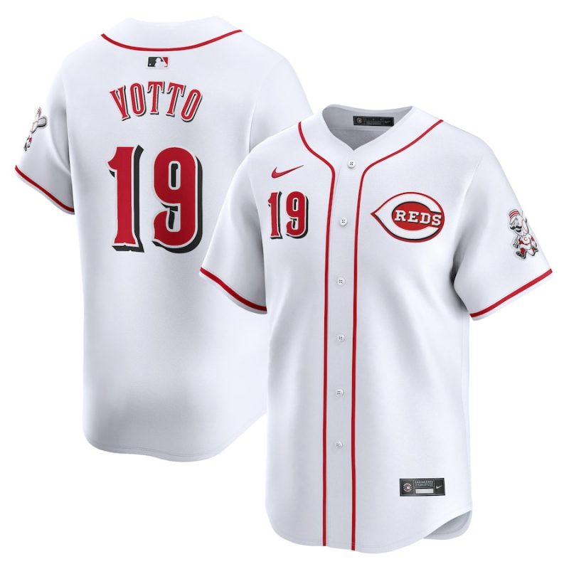 joey votto 19 cincinnati reds home limited player men jersey white