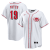 joey votto 19 cincinnati reds home men jersey white