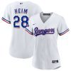 jonah heim 28 texas rangers home 2023 world series champions women jersey white