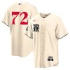 jonathan hernandez 72 texas rangers 2023 city connect game jersey cream