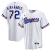 jonathan hernandez 72 texas rangers home men jersey white