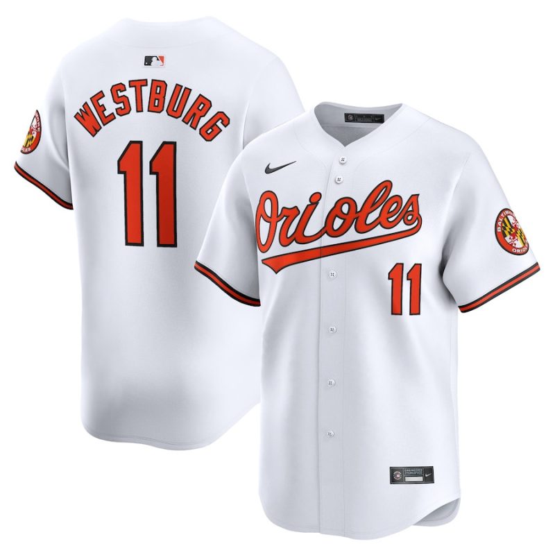 jordan westburg 11 baltimore orioles home limited men jersey white