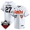 jose altuve 27 houston astros cactus jack celebrity softball game patch men jersey white