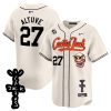 jose altuve 27 houston astros cactus jack patch v2 men jersey cream