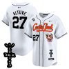 jose altuve 27 houston astros cactus jack patch v2 men jersey white