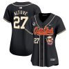 jose altuve 27 houston astros cactus jack patch women jersey black