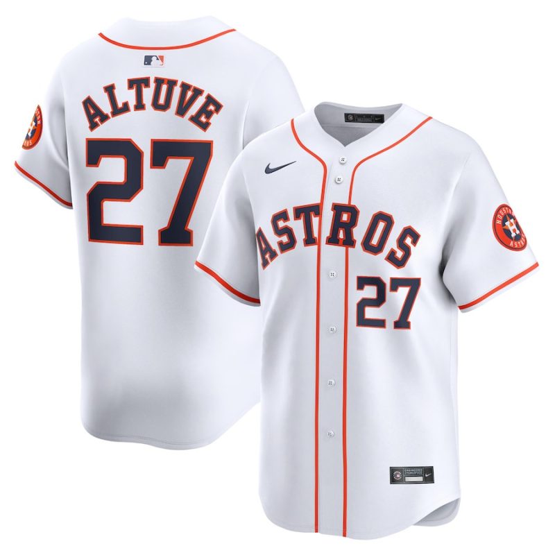 jose altuve 27 houston astros home limited player men jersey white