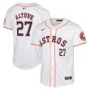 jose altuve 27 houston astros home limited player youth jersey white