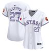 jose altuve 27 houston astros mexico women jersey white