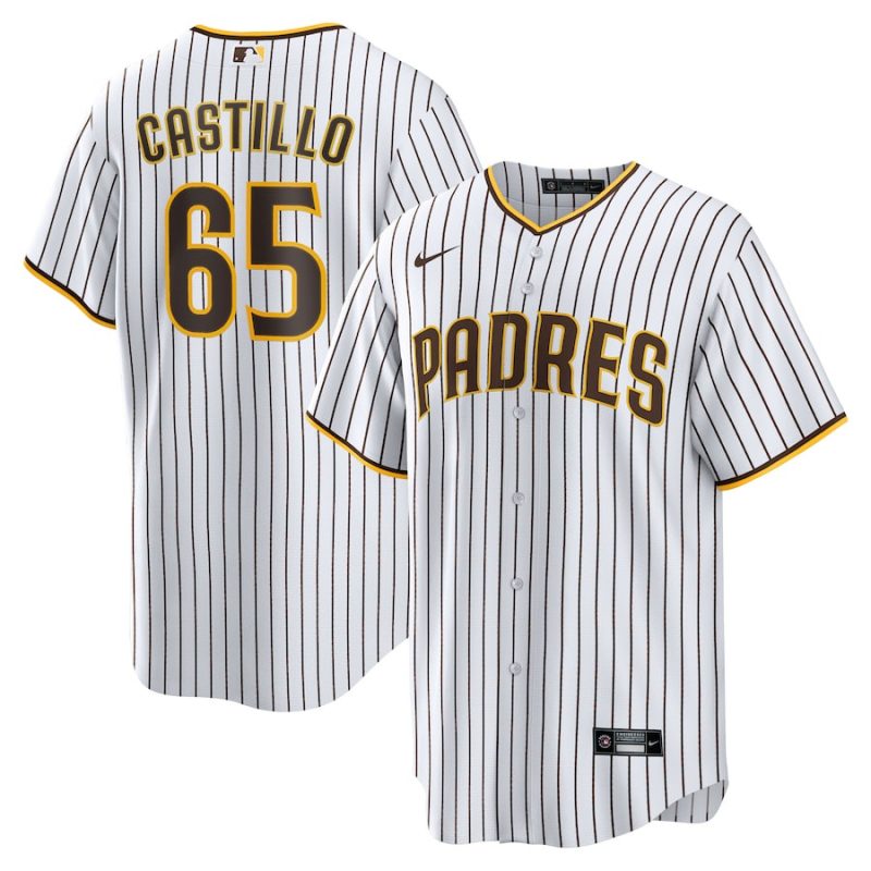 jose castillo 65 san diego padres home men jersey white