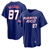 jose de leon 87 puerto rico 2023 world baseball classic baseball men jersey royal