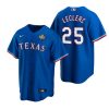 jose leclerc 25 texas rangers 2023 world series stitched baseball jersey royal