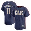 jose ramirez 11 cleveland guardians 2024 city connect limited men jersey navy