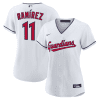 jose ramirez 11 cleveland guardians women home jersey white