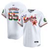 jose urquidy 65 houston astros mexico cactus jack men jersey white