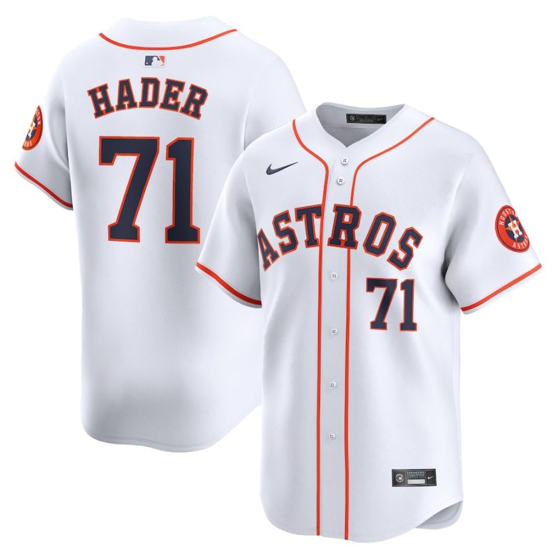 josh hader 71 houston astros home limited player men jersey white