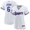 josh jung 6 texas rangers home 2023 world series champions women jersey white