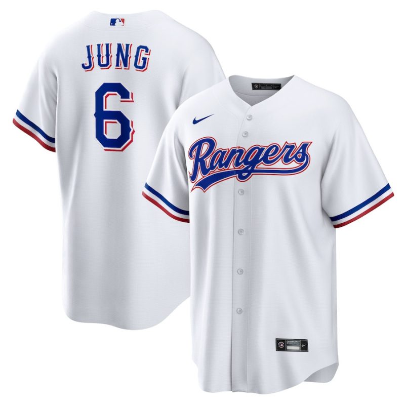 josh jung 6 texas rangers men jersey white