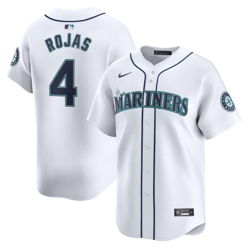 josh rojas 4 seattle mariners home limited player men jersey white