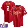 joshua williams 2 kansas city chiefs super bowl lviii baseball men jersey red