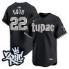 juan soto 22 new york yankees tupac shakur men jersey black