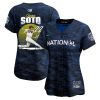 juan soto 22 san diego padres signed hit 2023 all star game limited player women jersey royal