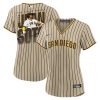 juan soto 22 san diego padres signed posture 2023 alternate player women jersey tan