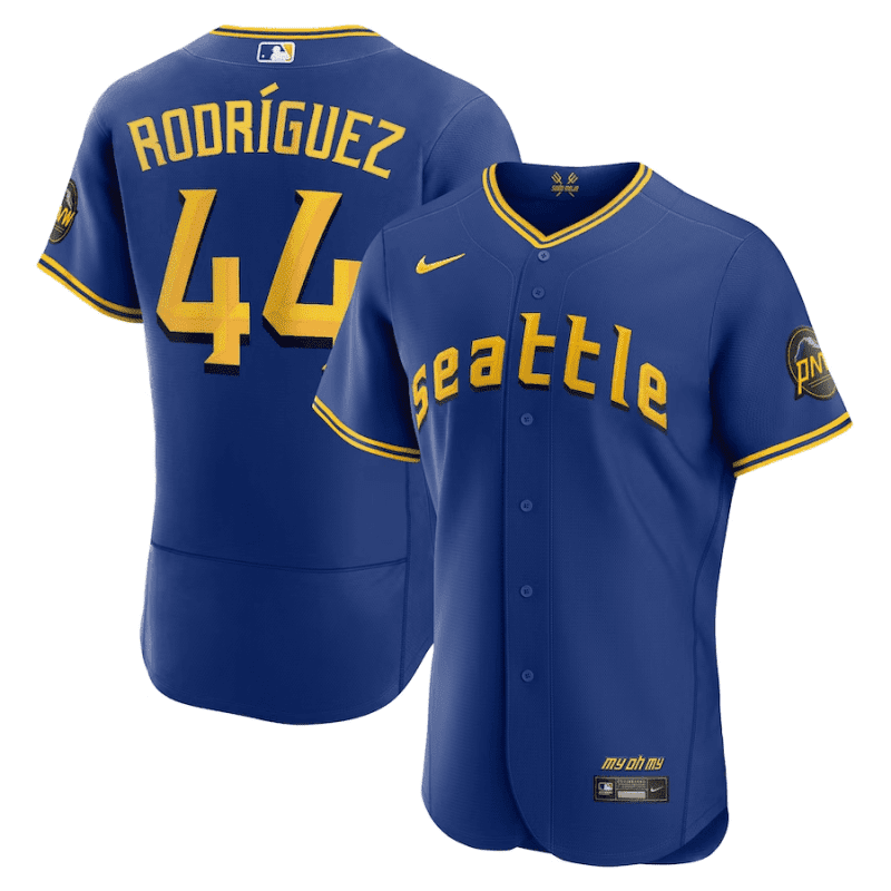 julio rodriguez 44 seattle mariners 2023 city connect elite jersey royal