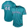 julio rodriguez 44 seattle mariners alternate limited youth jersey aqua