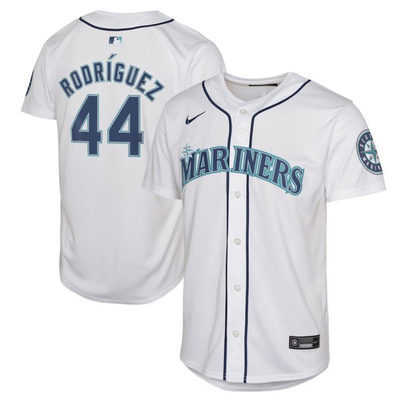 julio rodriguez 44 seattle mariners home limited player youth jersey white