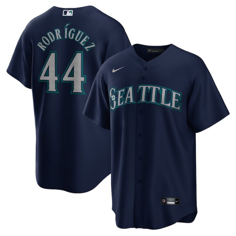 julio rodriguez 44 seattle mariners player men jersey navy