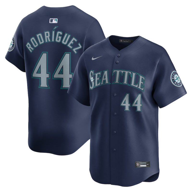 julio rodriguez 44 seattle mariners road limited men jersey navy