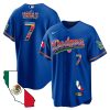 julio urias 7 los angeles dodgers mexico california map baseball men jersey royal