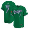 julio urias 7 los angeles dodgers mexico men jersey green