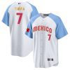 julio urias 7 mexico 2023 baseball men jersey white